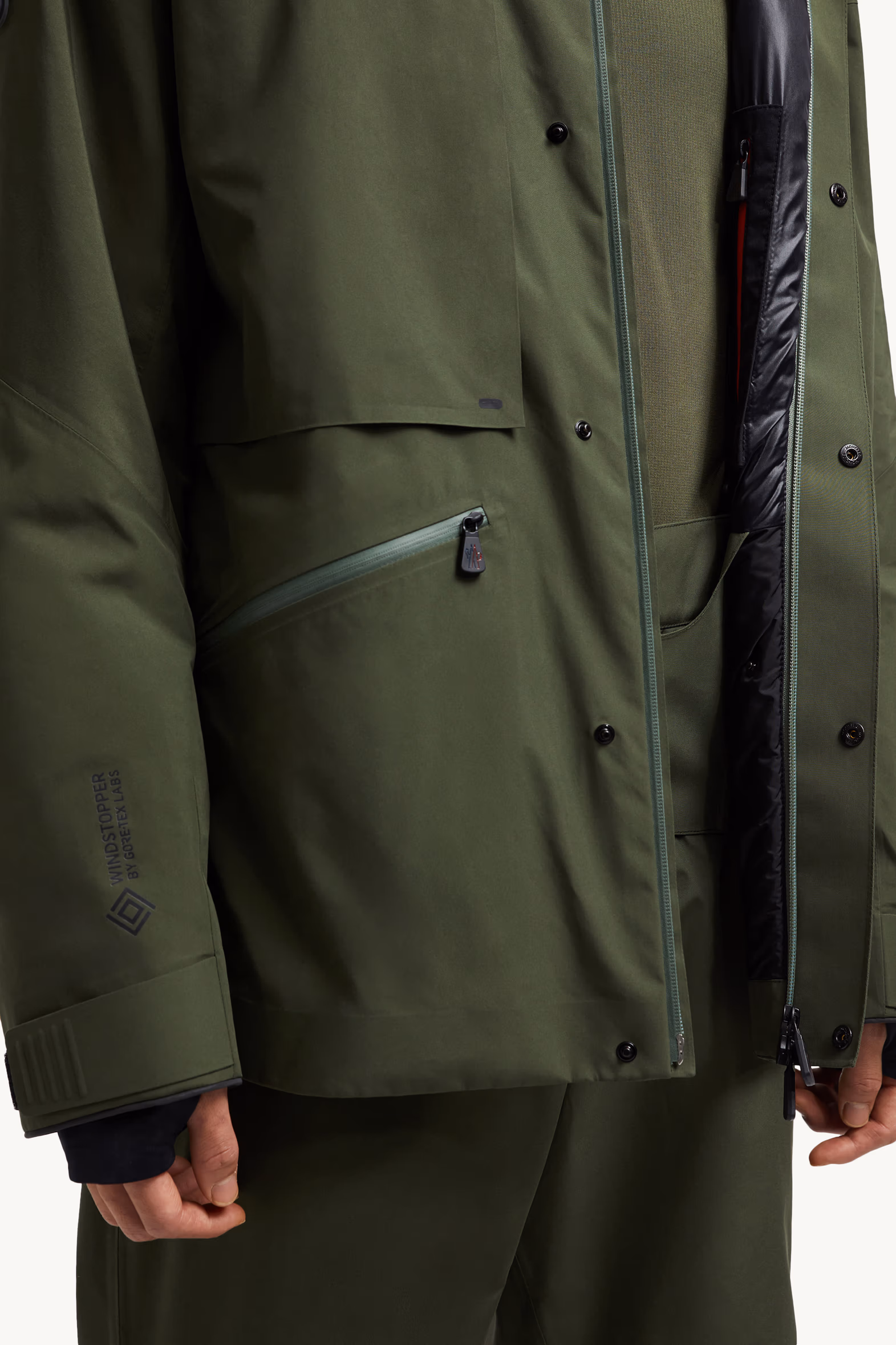 Chaqueta camisera Gorner de GORE-TEX Hombre Verde Oscuro Moncler 7